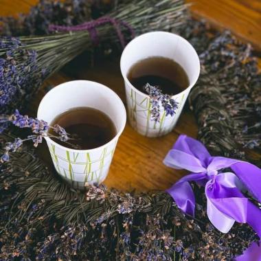 Вінок з квітів лаванди, купити Київ Україна. Інтернет магазин Me Love Lavander